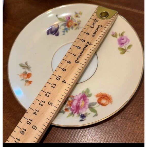 KPM Germany Floral Saucer - Picture 3 of 4